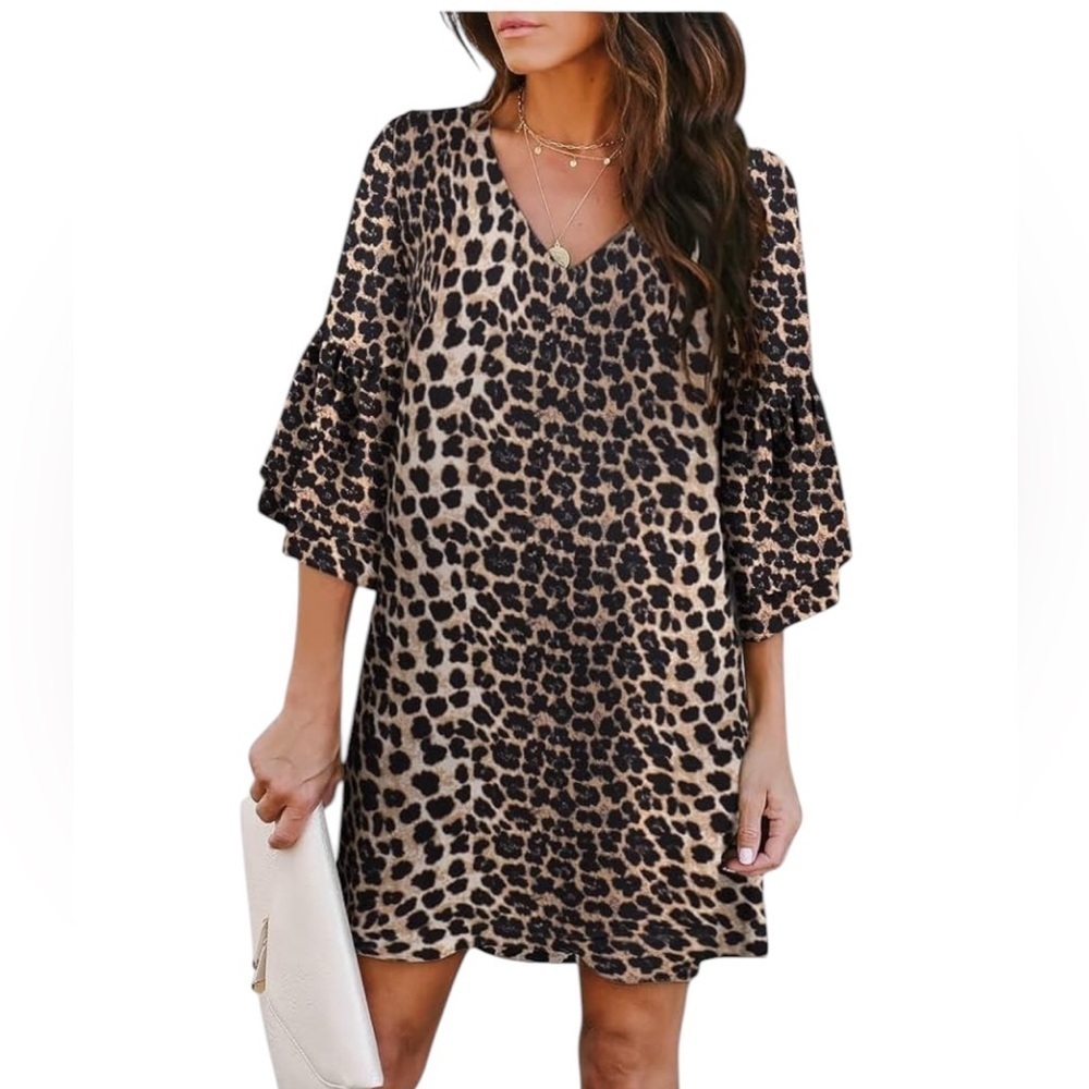 New leopard print dress